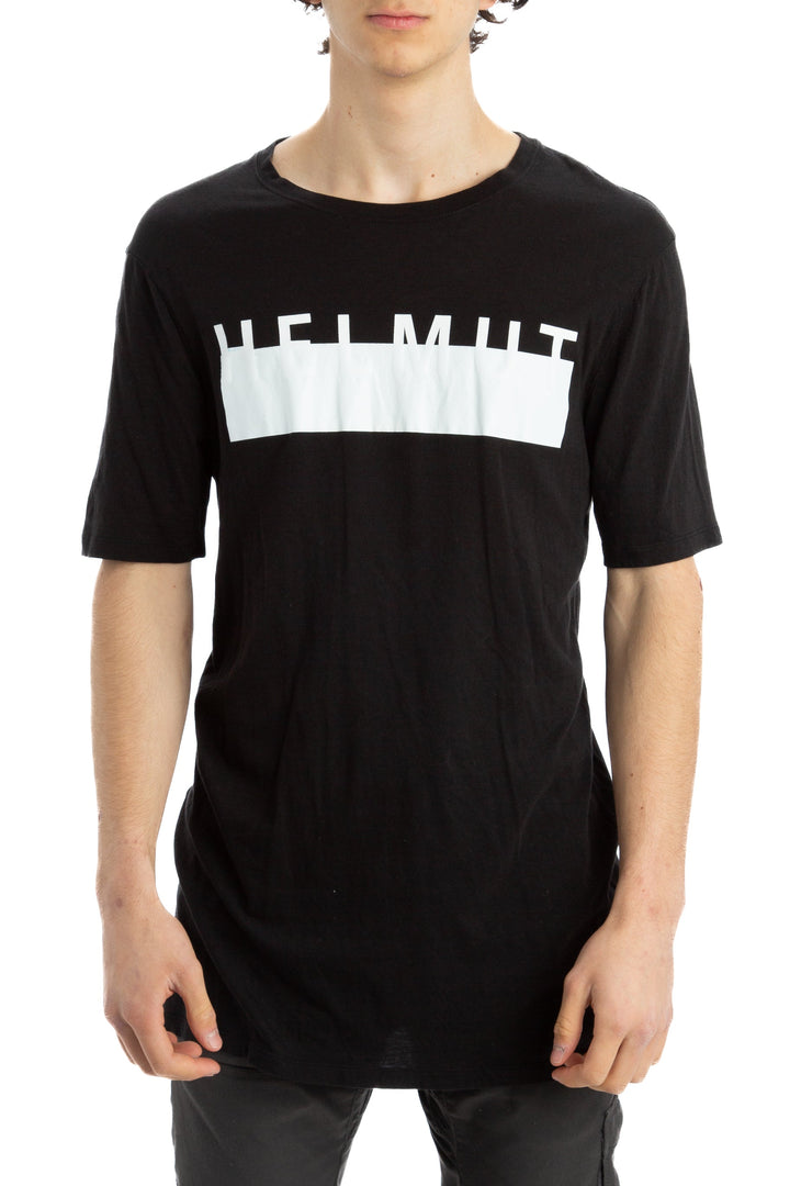 Camiseta Helmut Lang negro, vista frontal – ClosetRehab