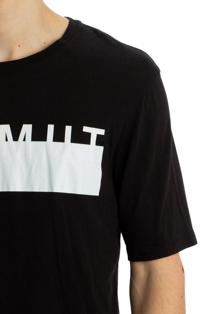 Camiseta Helmut Lang negro, detalle – ClosetRehab