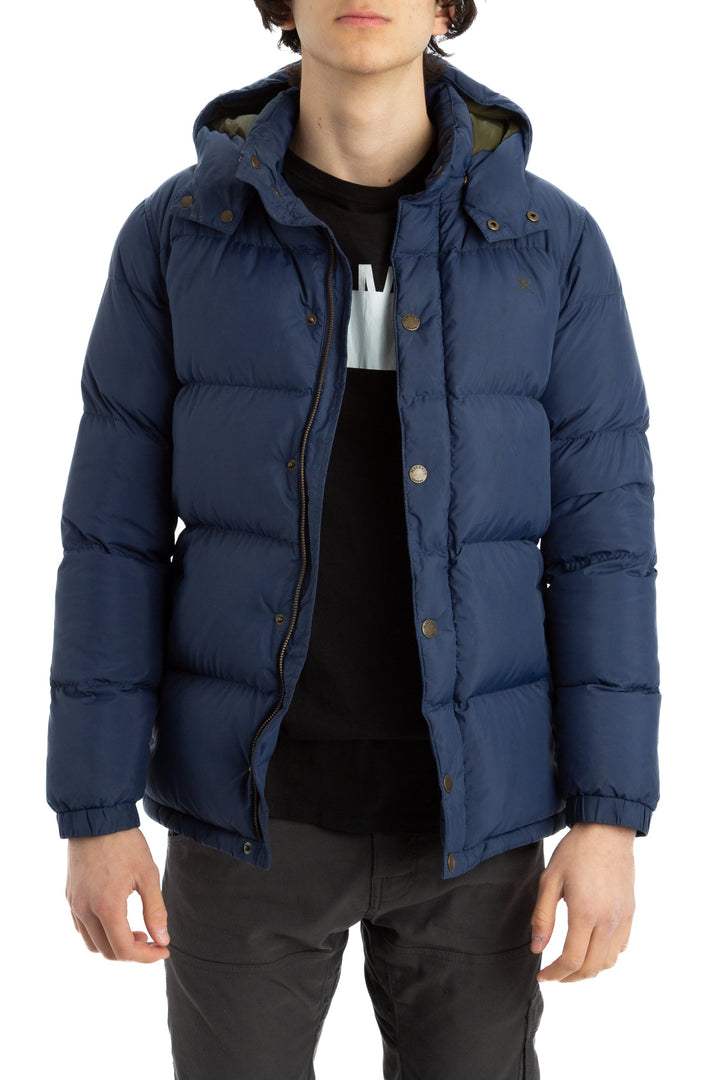 Chamarra Hacket London azul, vista frontal – ClosetRehab