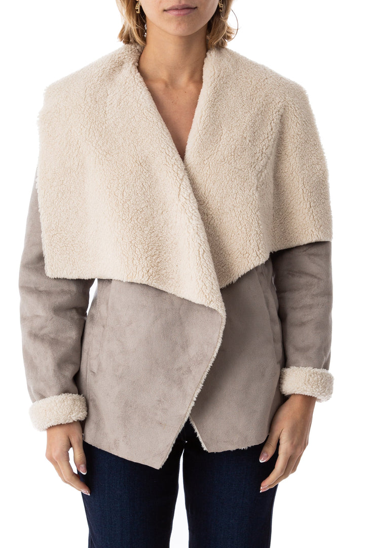 Chamarra ralph lauren gris, vista frontal – ClosetRehab