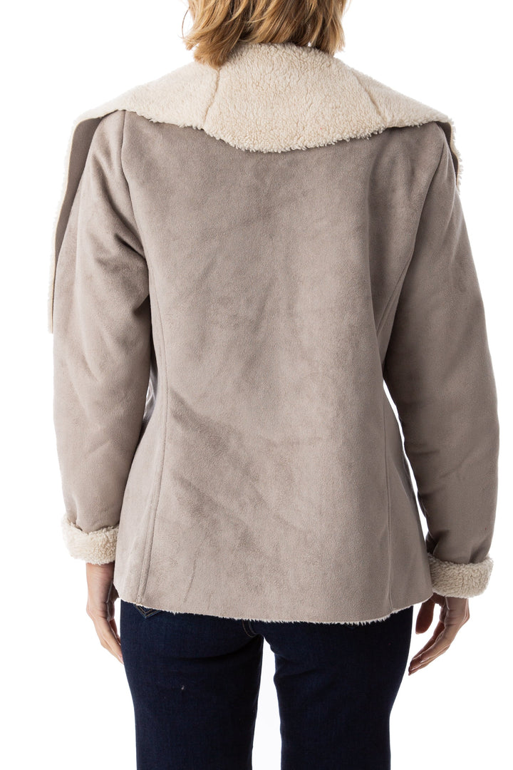 Chamarra ralph lauren gris, vista lateral – ClosetRehab