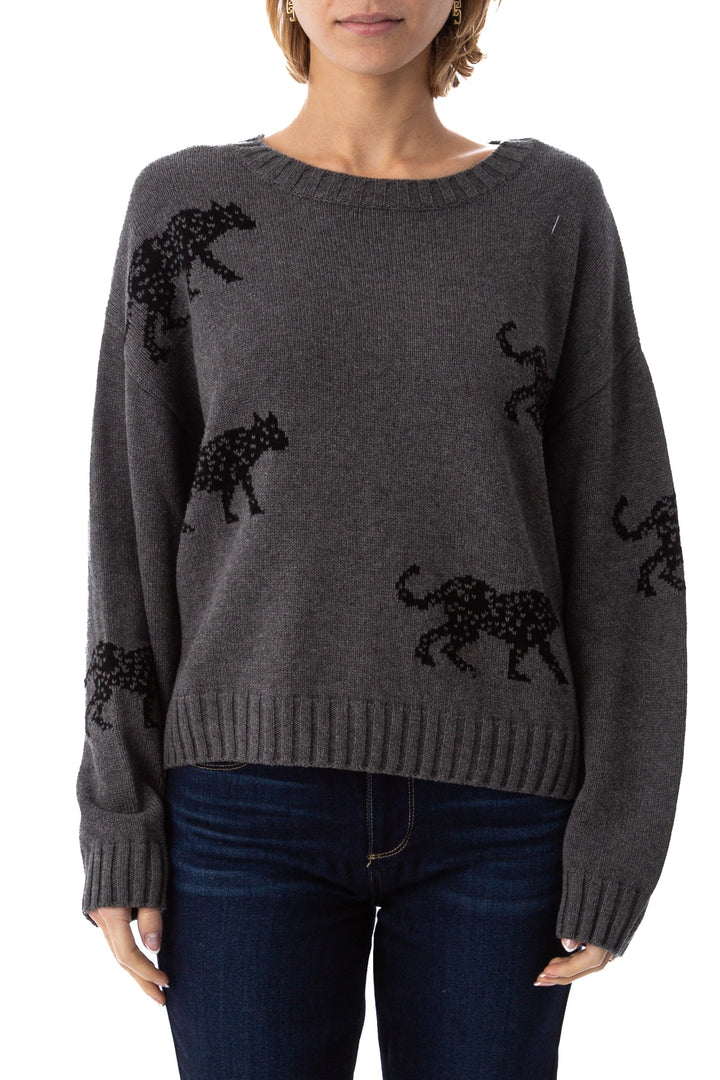 Suéter rails gris, vista frontal – ClosetRehab