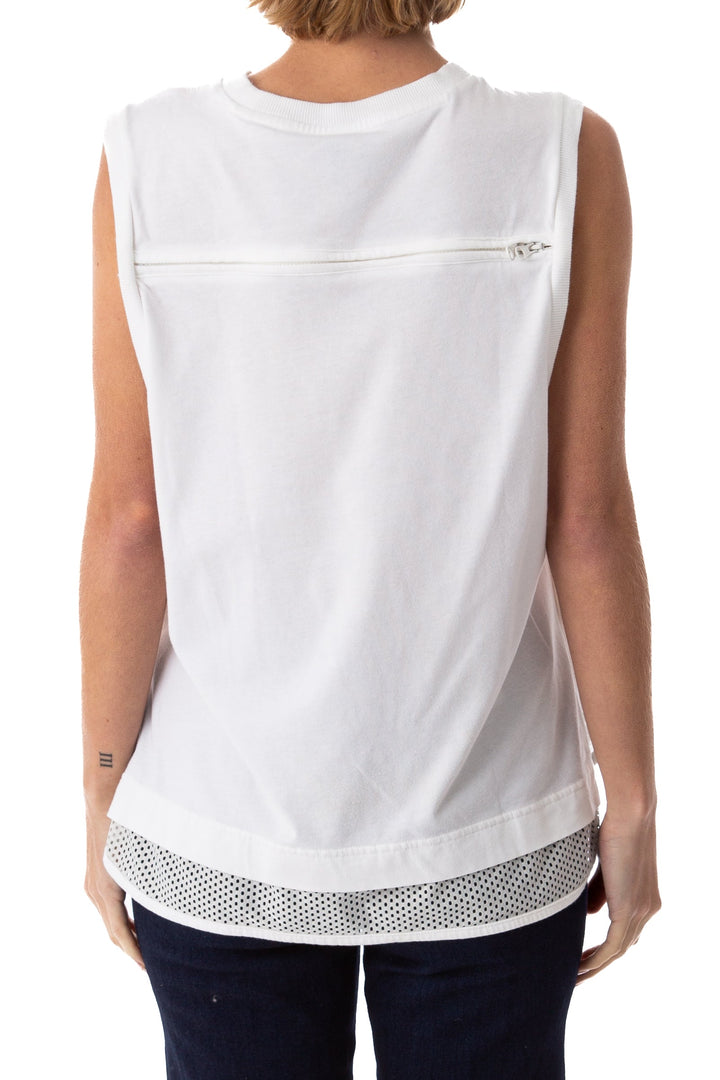 Blusa stella mccartney blanco, vista lateral – ClosetRehab