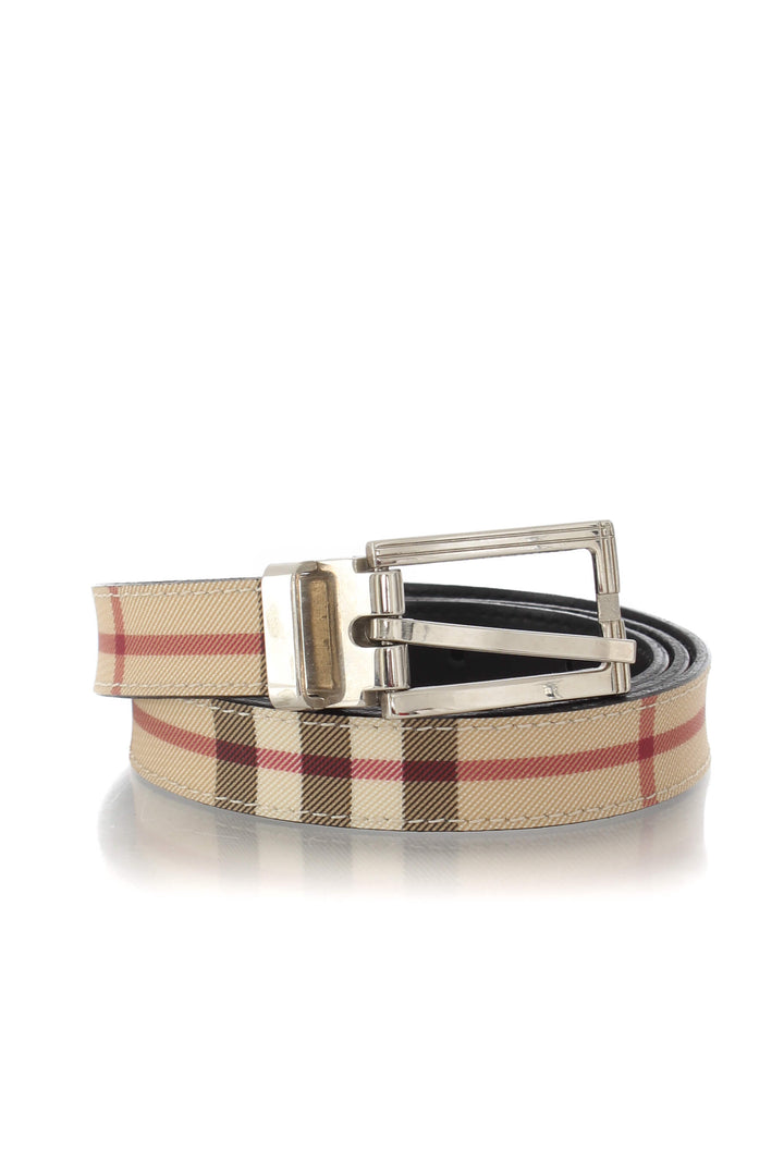 Cinturón Burberry beige, vista frontal – ClosetRehab