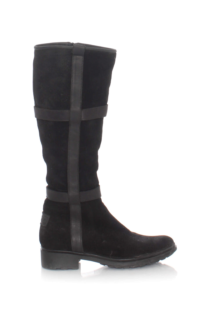 Bota Hunter negro, vista frontal – ClosetRehab