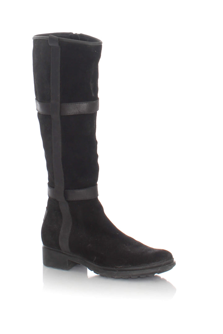Bota Hunter negro, vista posterior – ClosetRehab