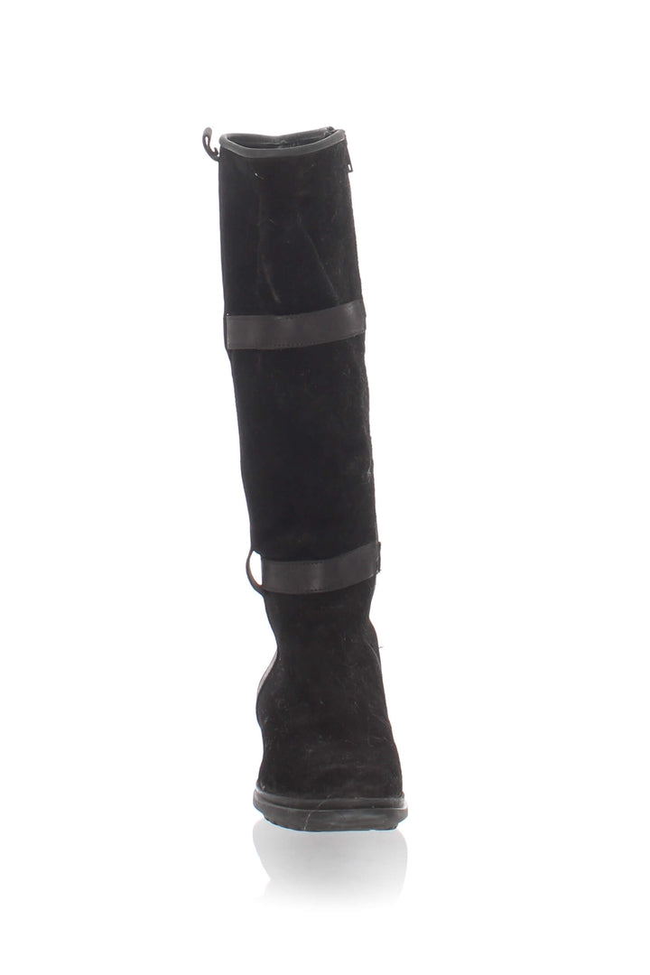 Bota Hunter negro, vista lateral – ClosetRehab