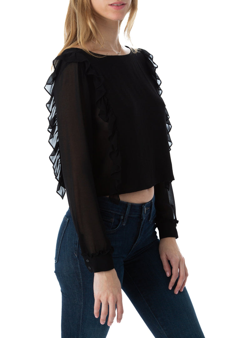 Blusa brochu walter negro, vista posterior – ClosetRehab