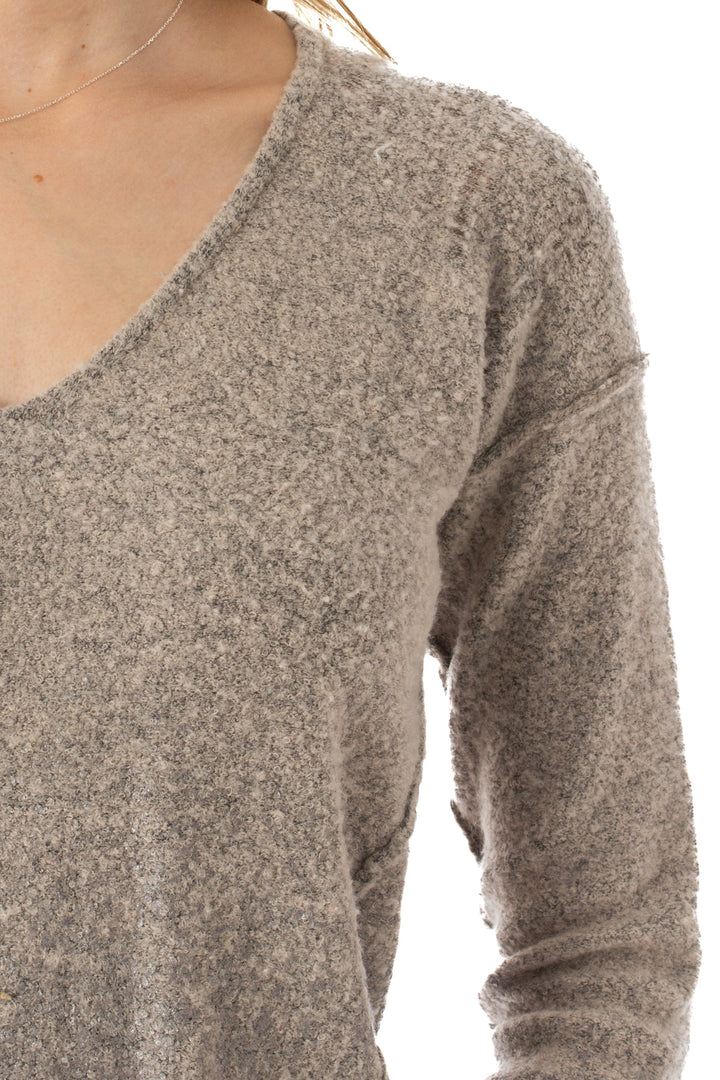 Suéter Rebecca Taylor café, detalle – ClosetRehab