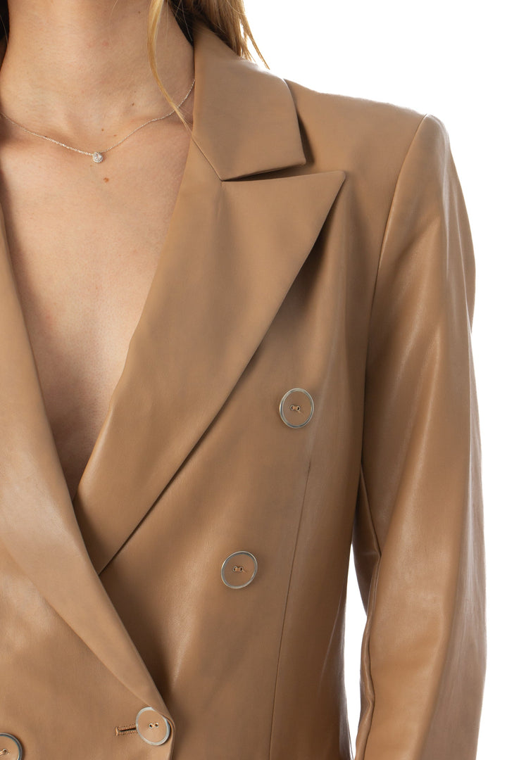Saco bcbg maxazria café, detalle – ClosetRehab