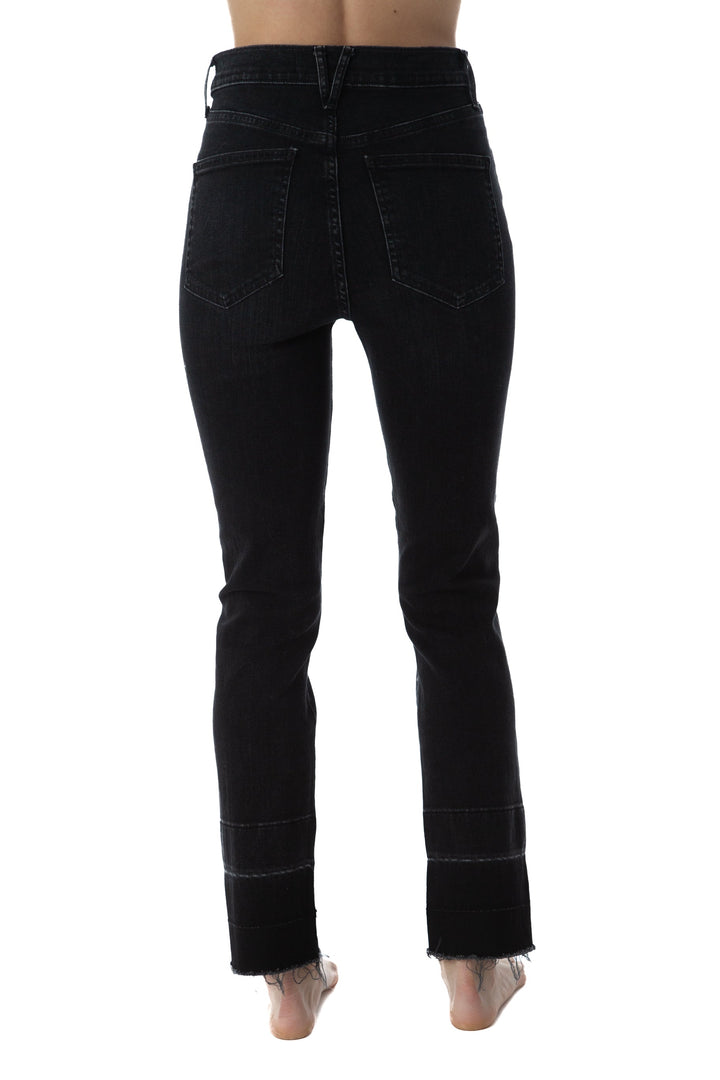 Jeans lulu lemon blanco y café, vista lateral – ClosetRehab