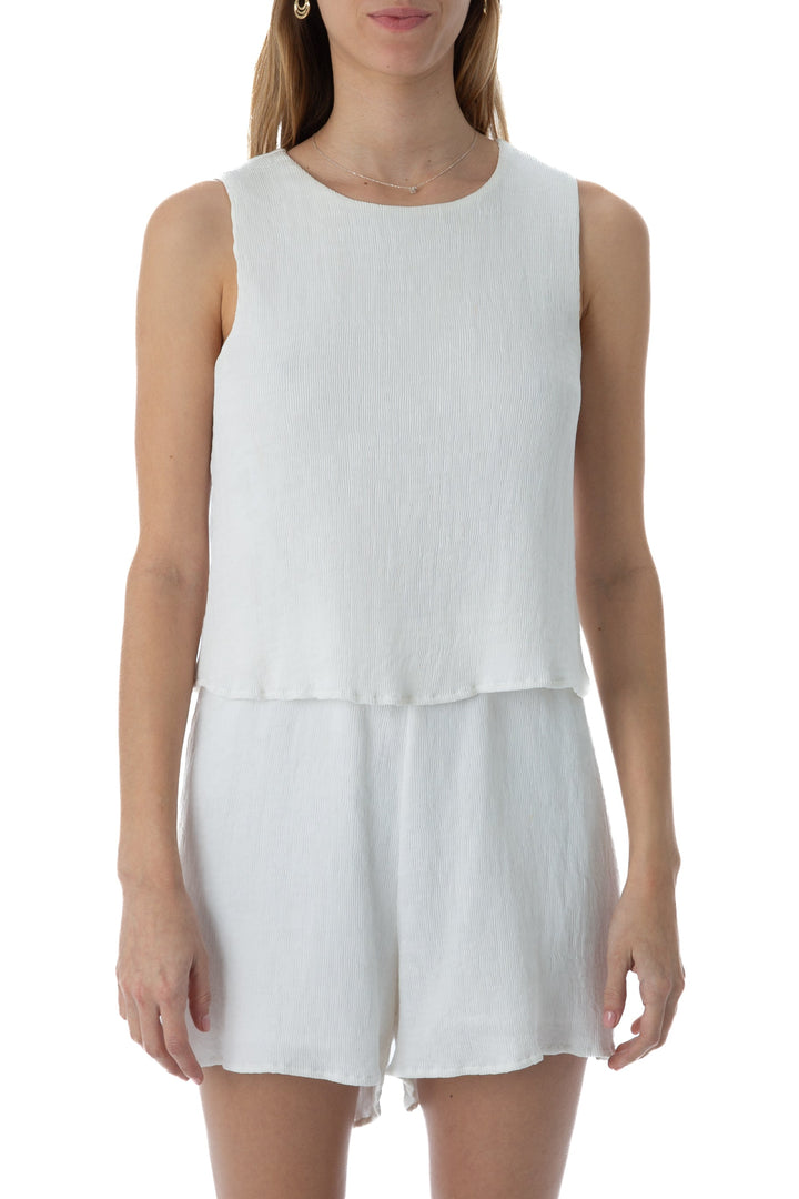 Vestido joa blanco, vista frontal – ClosetRehab