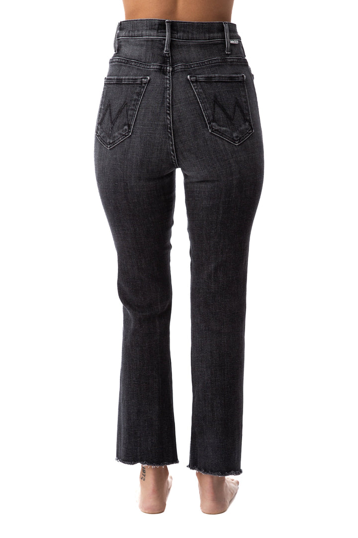 Jeans mother gris, vista lateral – ClosetRehab