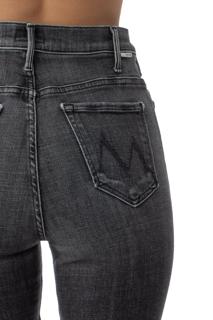 Jeans mother gris, detalle – ClosetRehab