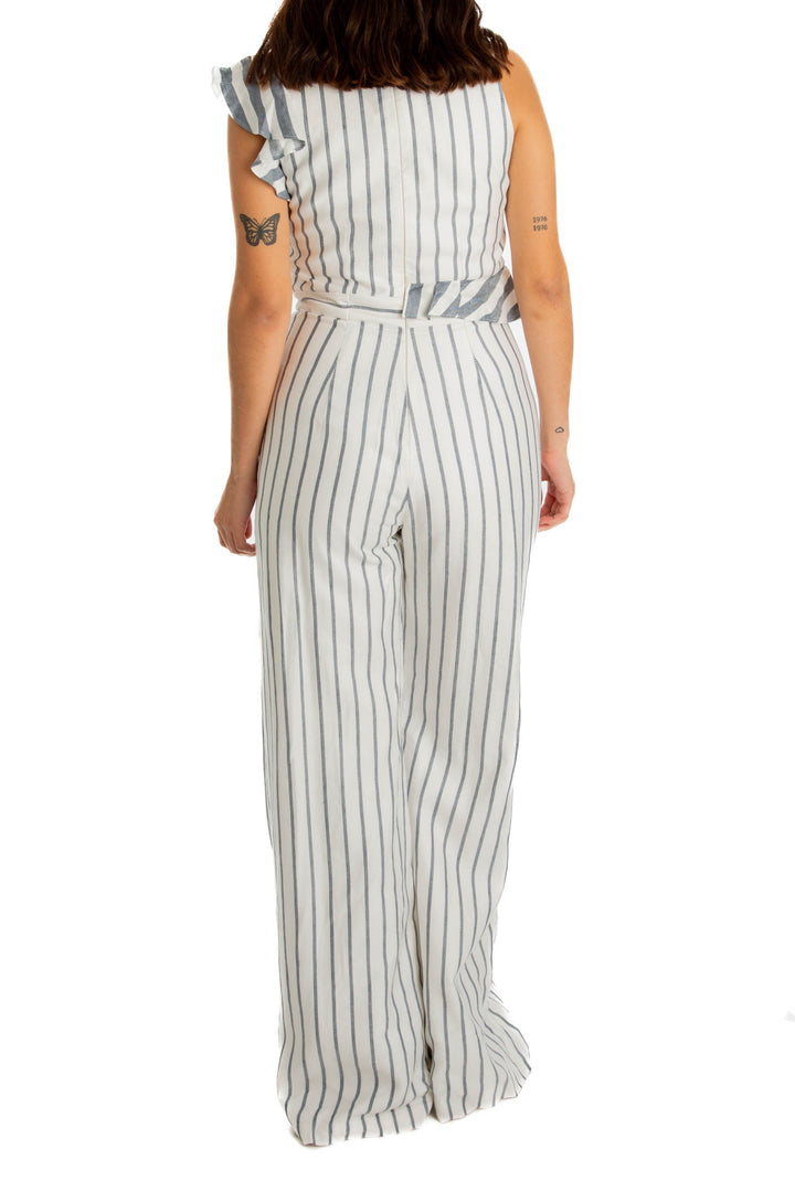 Vestido Alexis blanco, vista lateral – ClosetRehab