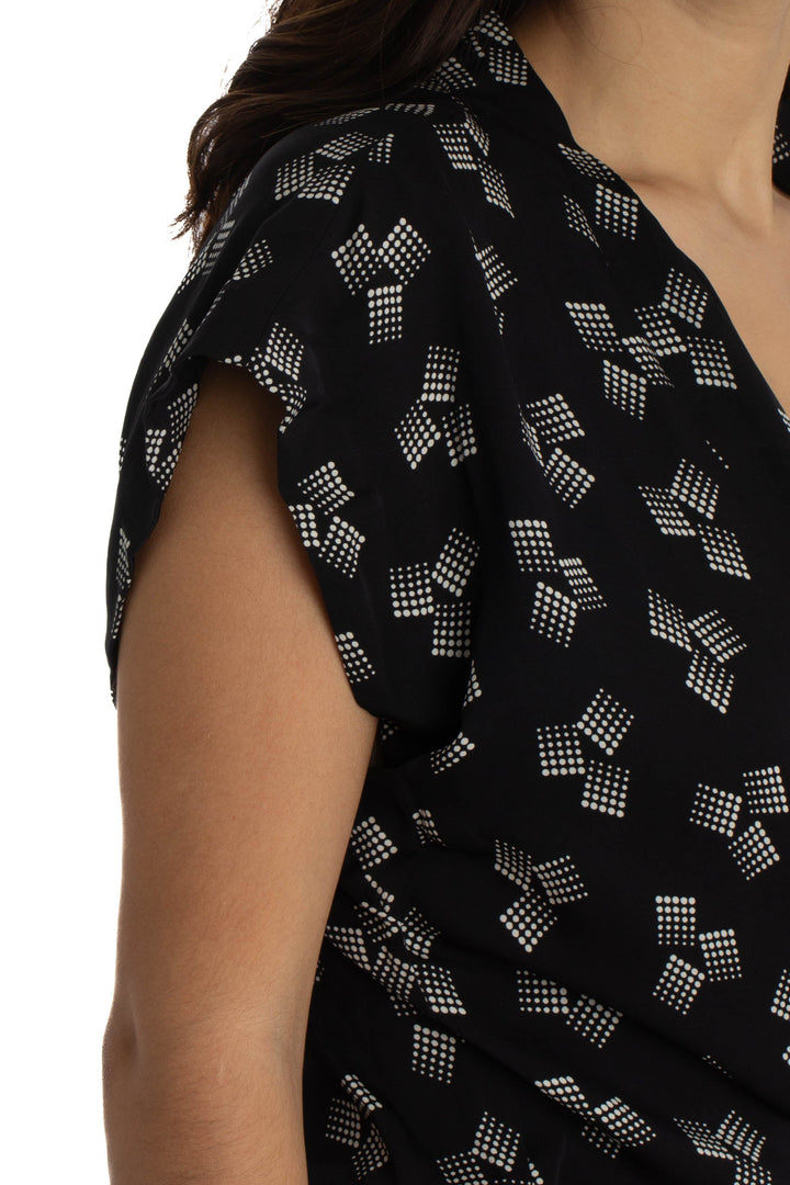 Vestido Diane Von Furstenberg negro, detalle 5 – ClosetRehab
