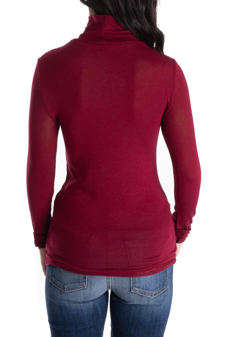 Blusa BCBG Maxazria rojo, vista posterior – ClosetRehab