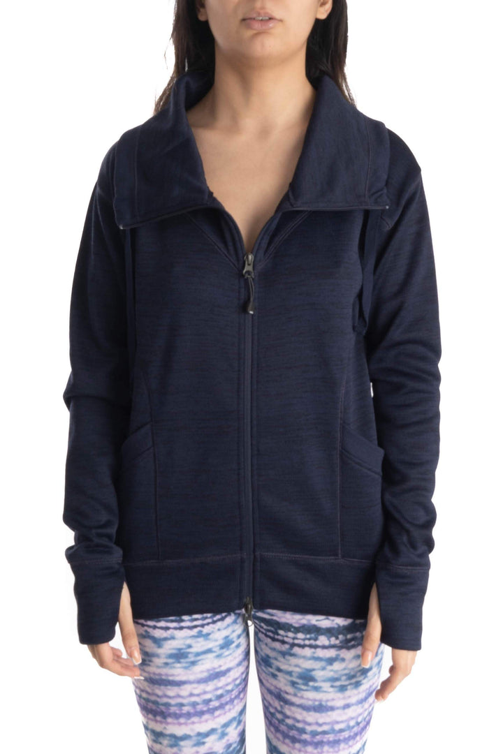 Chamarra Zella azul, vista frontal – ClosetRehab