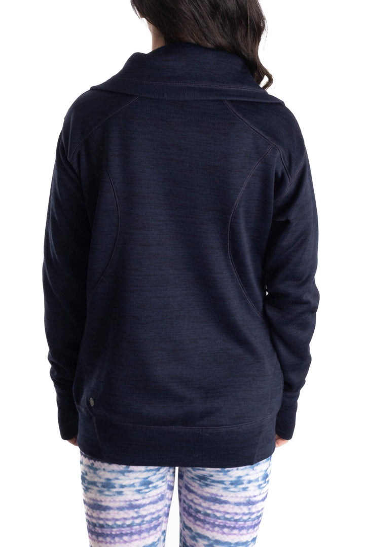 Chamarra Zella azul, vista posterior – ClosetRehab
