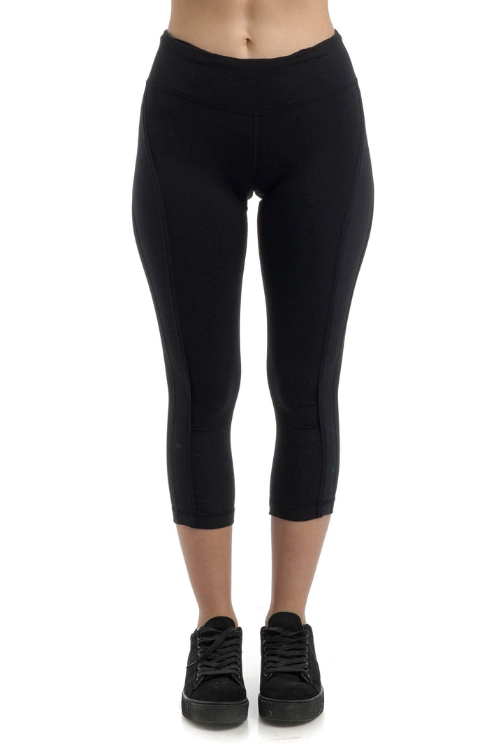 Pantalón Lulu Lemon negro, vista frontal – ClosetRehab