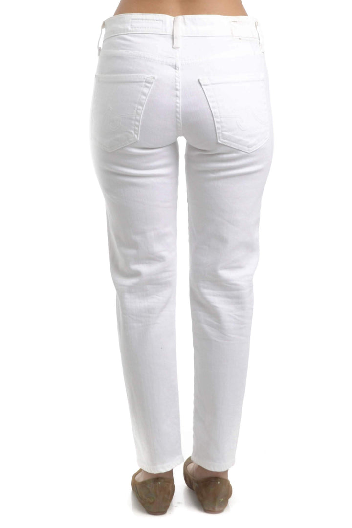 Jeans Adriano Goldschmied blanco, vista posterior – ClosetRehab