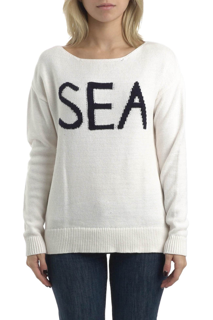 Blusa Loft blanco, vista frontal – ClosetRehab