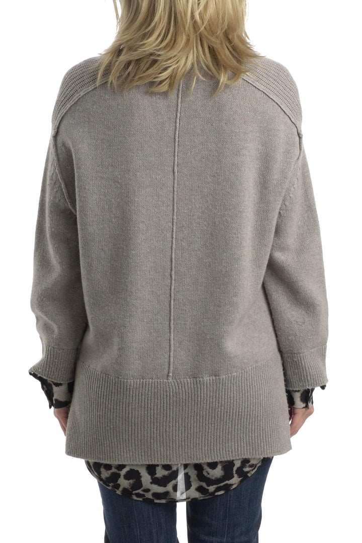 Blusa Brochu Walker gris, vista posterior – ClosetRehab