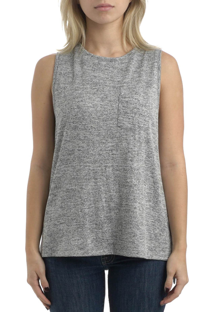 Blusa A New Day gris, vista frontal – ClosetRehab