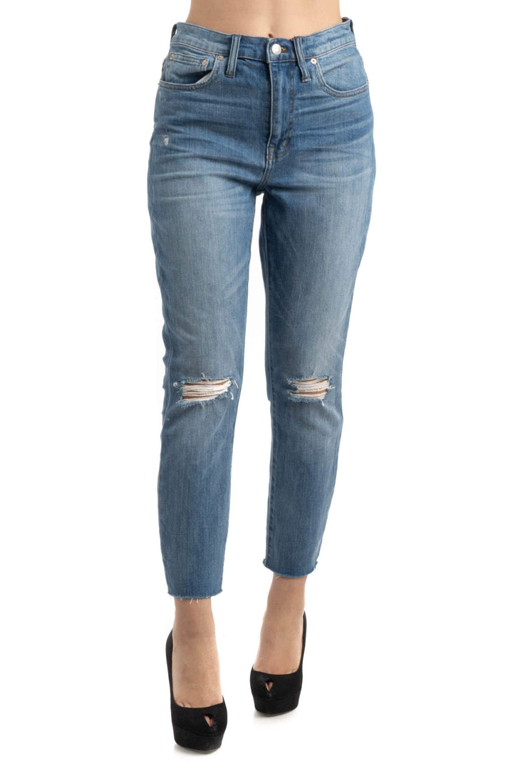 Jeans Madewell negro, vista frontal – ClosetRehab