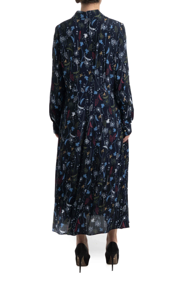 Vestido Pennyblack azul, vista posterior – ClosetRehab