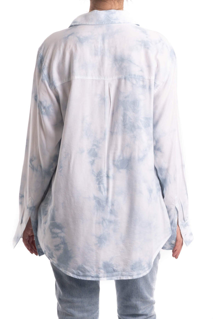 Blusa Sanctuary azul, vista posterior – ClosetRehab