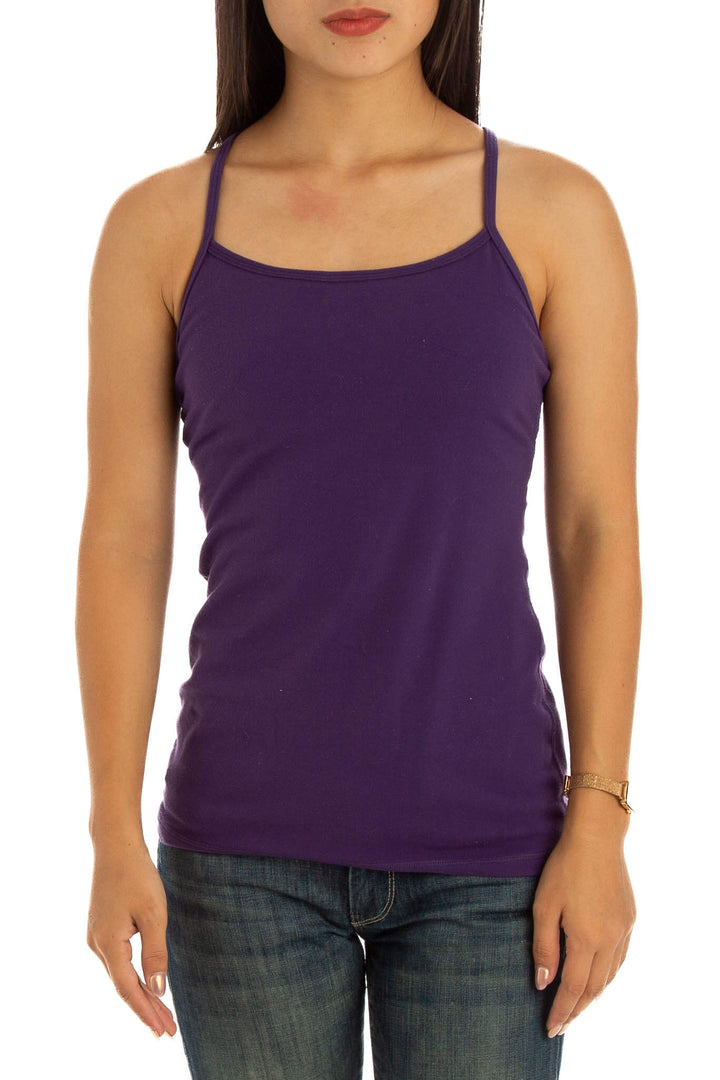 Blusa Lulu Lemon morado, vista frontal – ClosetRehab