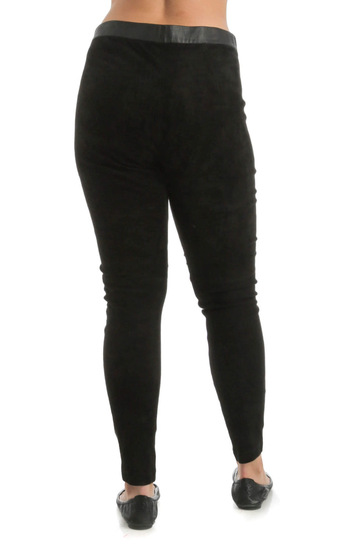 Leggings Vince negro, vista posterior – ClosetRehab