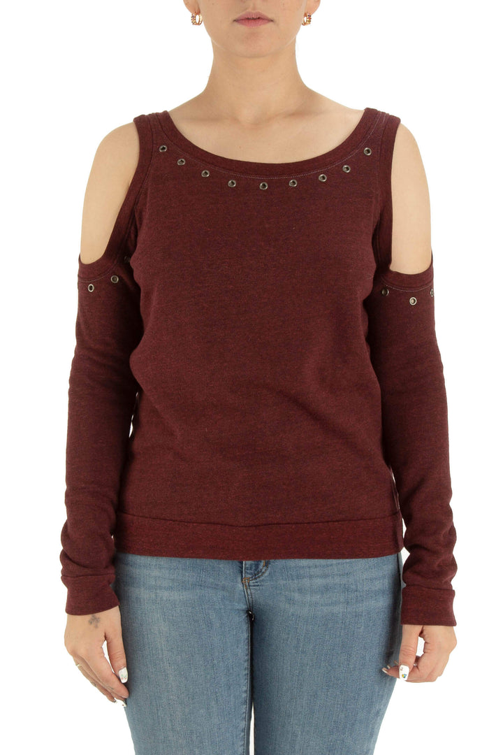 Blusa Rebecca Minkoff rojo, vista frontal – ClosetRehab