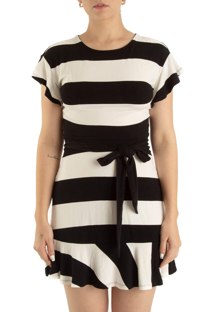 Vestido LOFT estampado, vista frontal – ClosetRehab