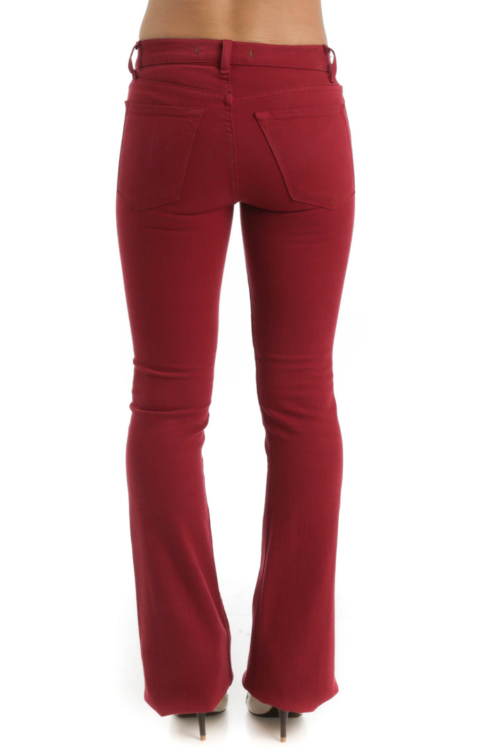 Jeans J Brand rojo, vista posterior – ClosetRehab