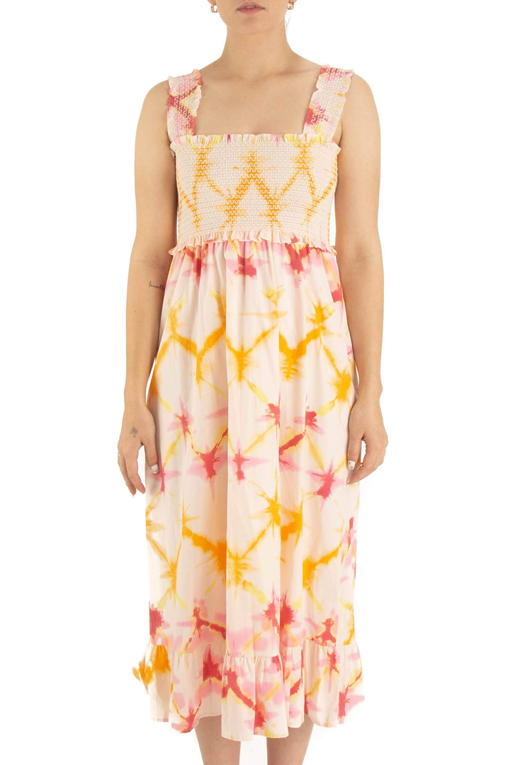 Vestido Rails rosa, vista frontal – ClosetRehab