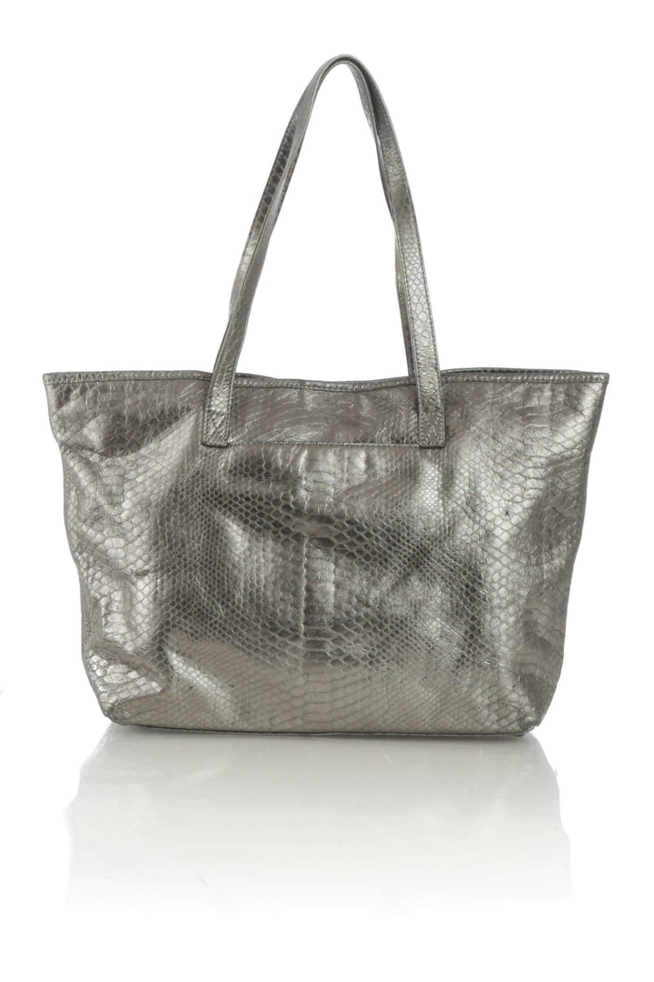 Bolsa Michael Kors gris, detalle – ClosetRehab