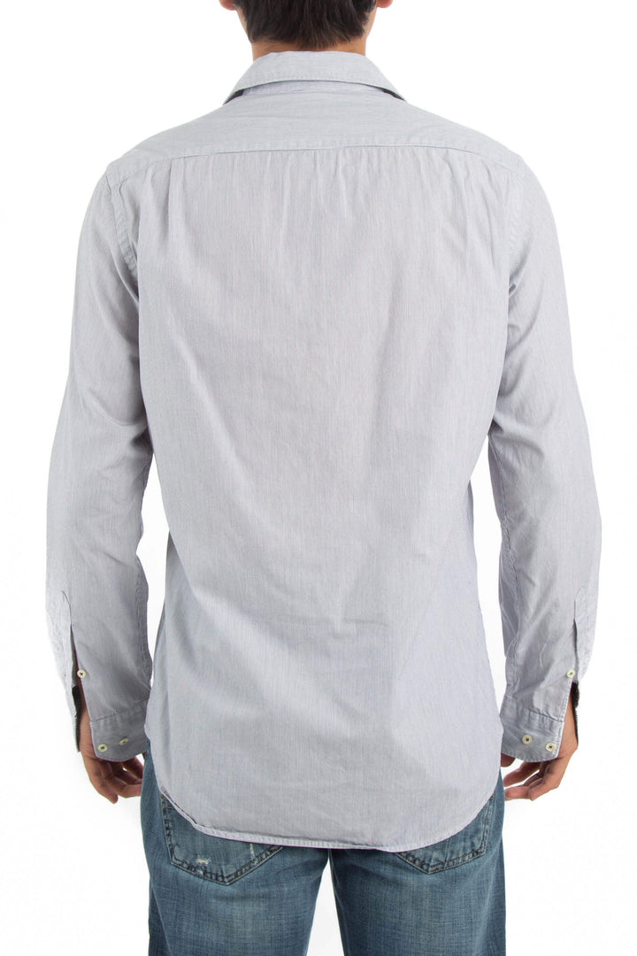 Camisa Purificación García gris, vista posterior – ClosetRehab