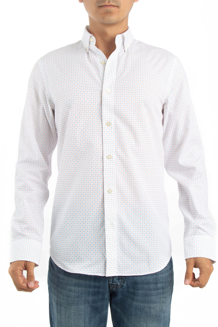 Camisa Banana Republic NWT blanco, vista frontal – ClosetRehab
