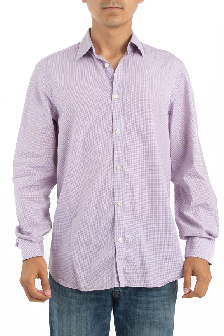 Camisa Burberry morado, vista frontal – ClosetRehab