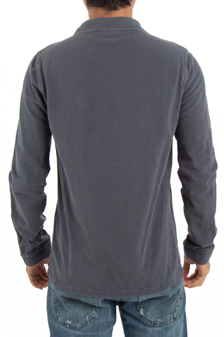 Polo Boss Orange gris, vista posterior – ClosetRehab