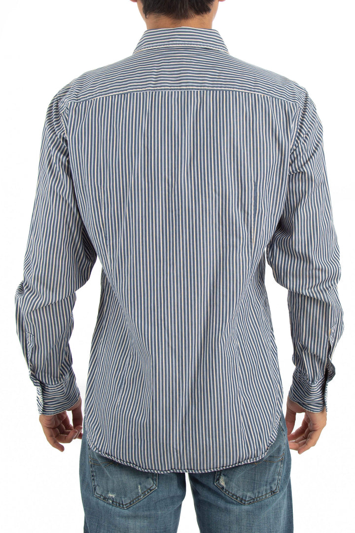 Camisa Hugo Boss azul, vista posterior – ClosetRehab