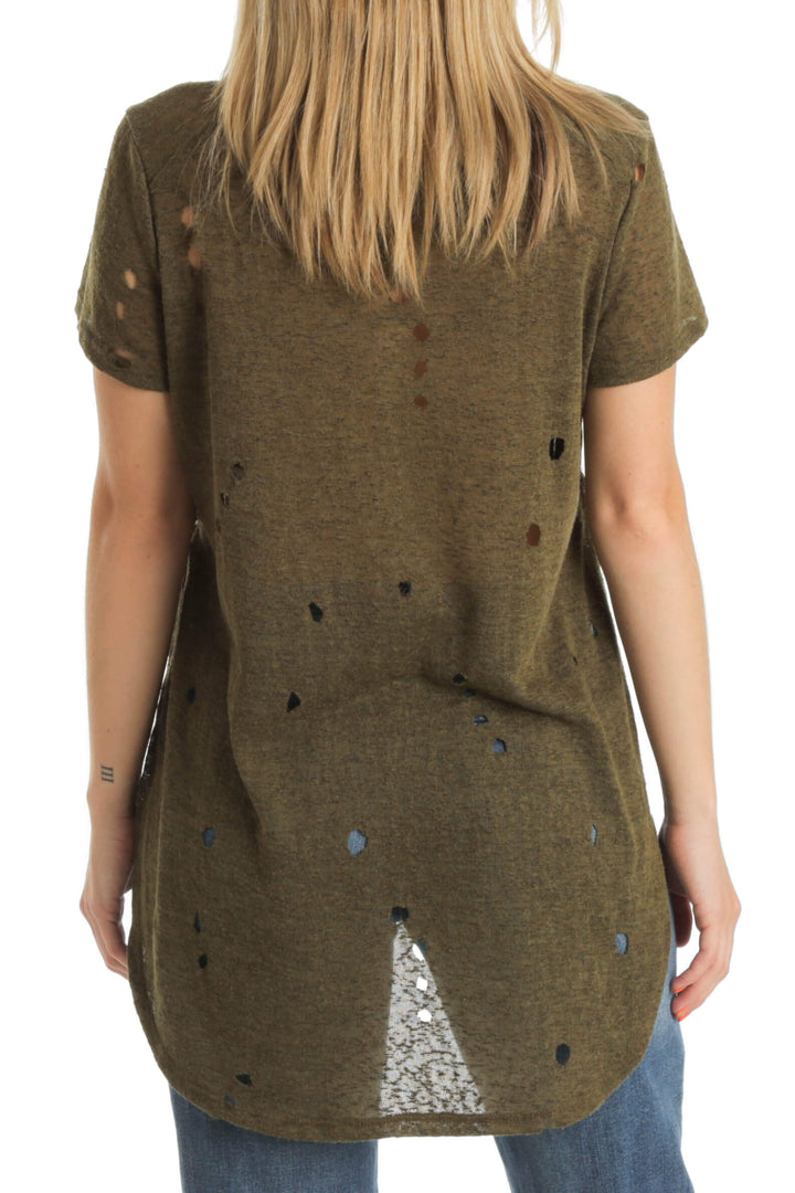 Blusa verde, vista posterior – ClosetRehab