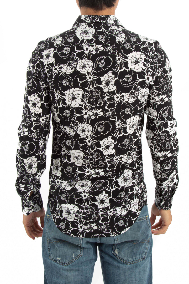Camisa Zara negro, vista posterior – ClosetRehab