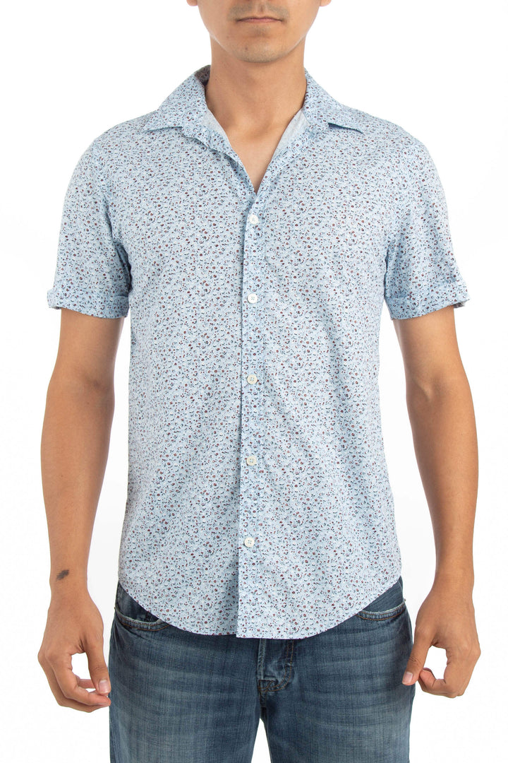 Camisa Zara azul, vista frontal – ClosetRehab