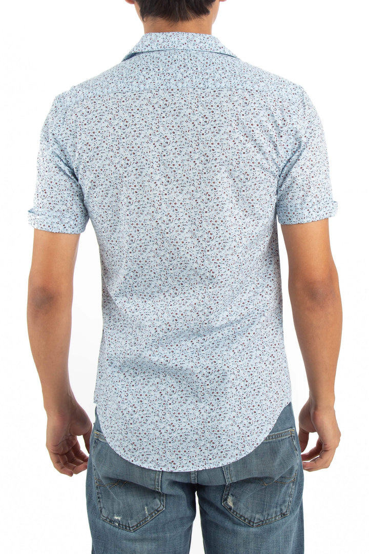 Camisa Zara azul, vista posterior – ClosetRehab