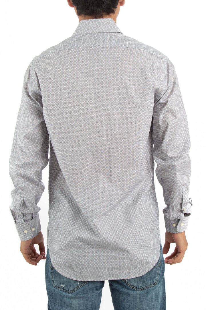 Camisa Saks Fifth Avenue gris, vista posterior – ClosetRehab