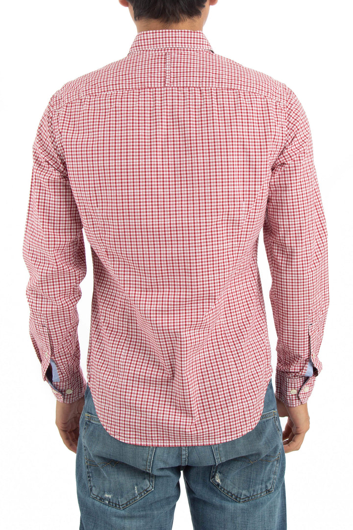 Camisa Banana Republic rojo, vista posterior – ClosetRehab