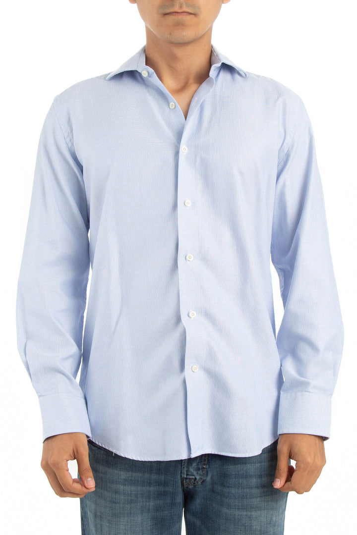 Camisa Saks Fifth Avenue azul, vista frontal – ClosetRehab